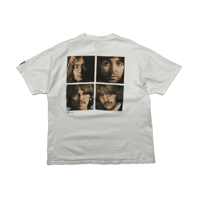 Vintage 1990s The Beatles Backstage Pass Tee White