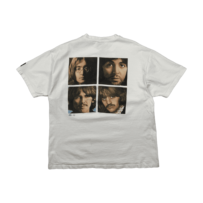 Vintage 1990s The Beatles Backstage Pass Tee White | Vitnage Clothing Store Canada