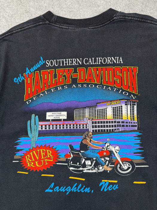 Vintage Harley Davidson 9th Annual River Run Tee Black | Vitnage Clothing Store Canada