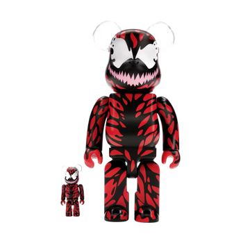 Bearbrick x Marvel Carnage 100% & 400% Set