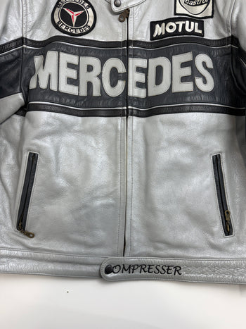 Vintage Mercedes Compressor Leather Racing Jacket