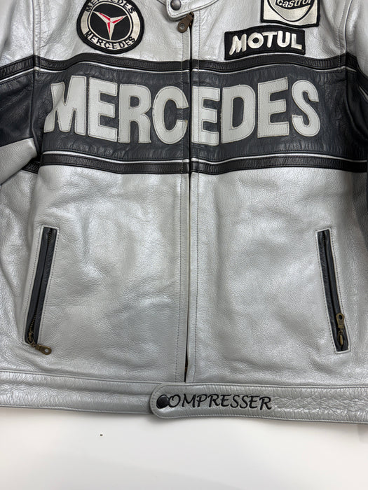 Vintage Mercedes Compressor Leather Racing Jacket | Vitnage Clothing Store Canada