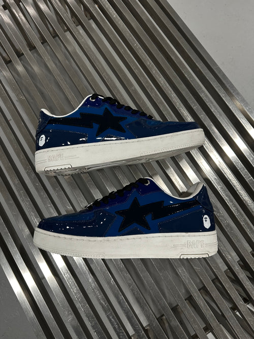 A Bathing Ape Bape Sta Icon M2 Navy (USED)