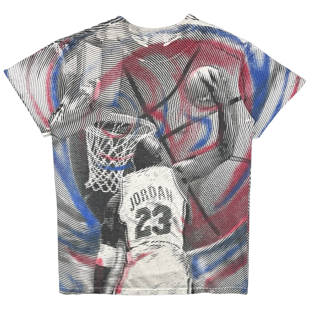 Vintage 90s Nike Michael Jordan Spiral AOP Tee