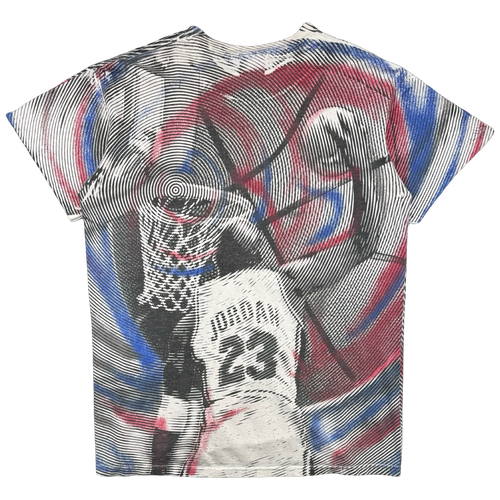 Vintage 90s Nike Michael Jordan Spiral AOP Tee