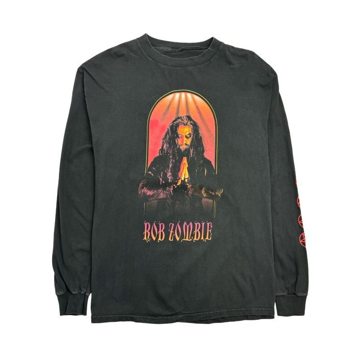 (L) Vintage 90s Rob Zombie L/S Tee Black | Vitnage Clothing Store Canada