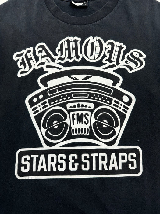 Vintage Y2k Famous Stars & Straps Tee Black | Vitnage Clothing Store Canada