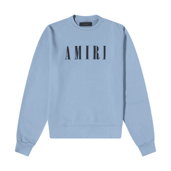 Amiri Core Logo Crewneck Dusty Blue
