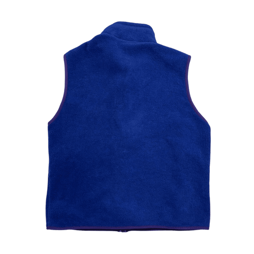 Vintage 90s Patagonia Vest Fleece Zip-Up Blue | Vintage Clothing Store Canada