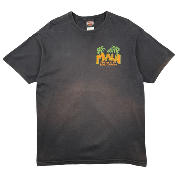 Vintage Harley Davidson Maui Tee Black