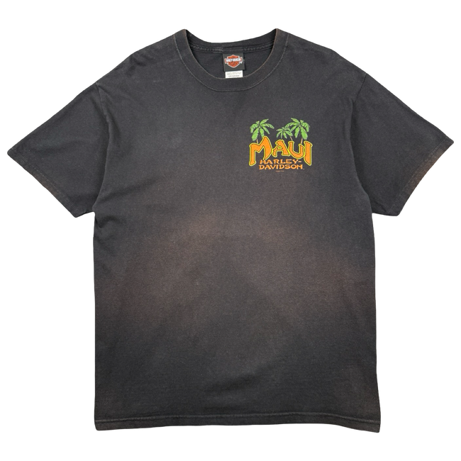 Vintage Harley Davidson Maui Tee Black