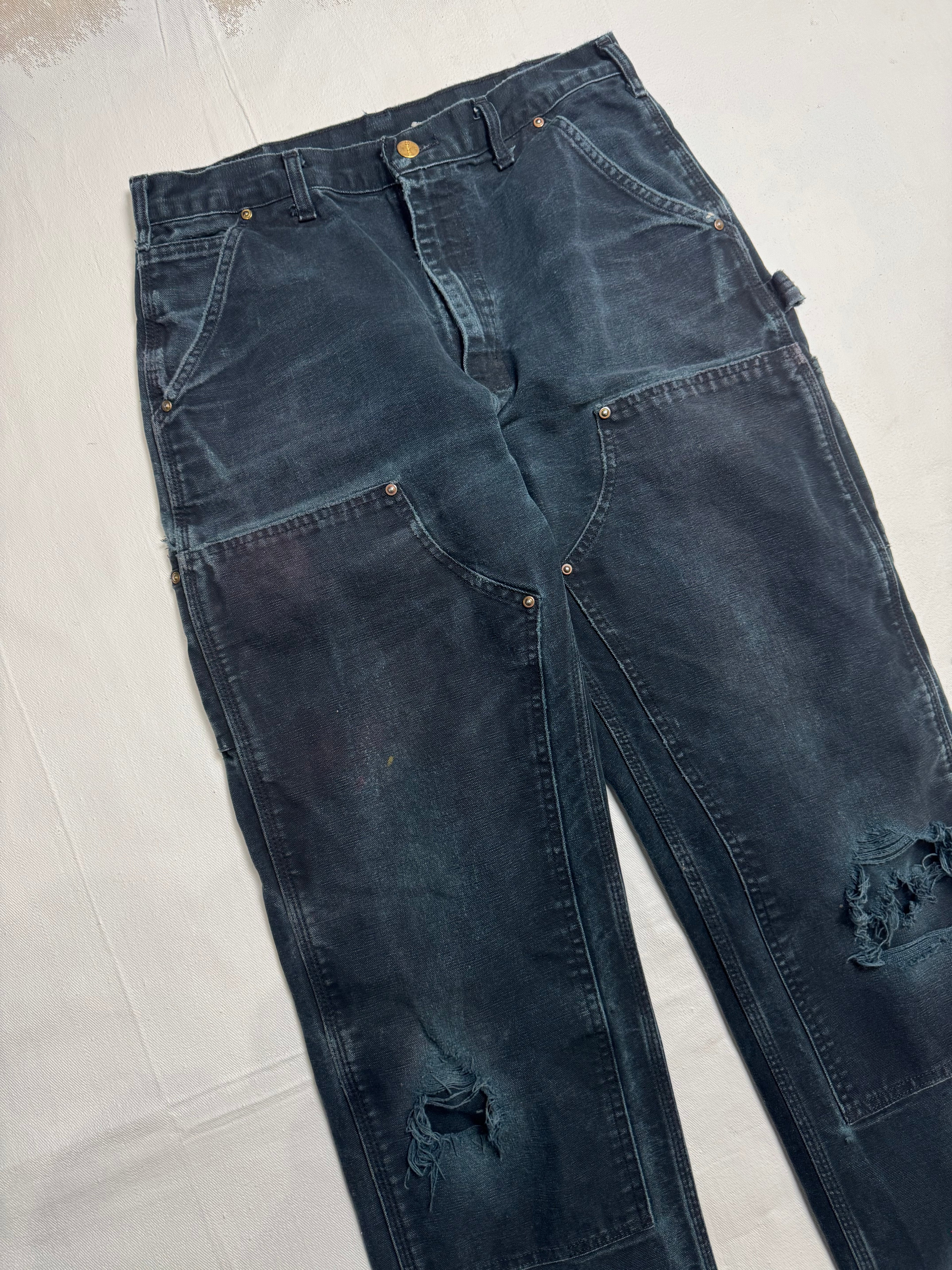 Carhartt Double Knee Carpenter Pants Black