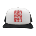 Chrome Hearts Eyechart Trucker Hat Black/White