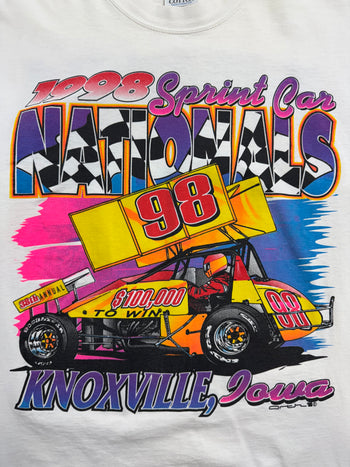 Vintage '98 Sprint Cars National Tee White