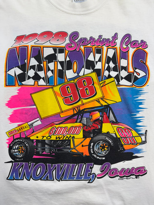 Vintage '98 Sprint Cars National Tee White | Vitnage Clothing Store Canada