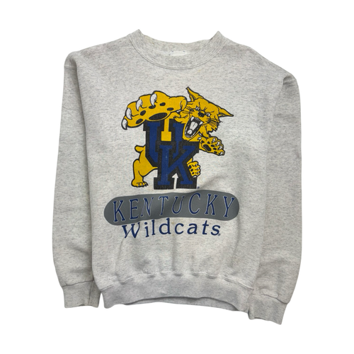 Vintage 90s Kentucky Wildcats Sweatshirt Light Grey | Vintage Clothing Store Canada