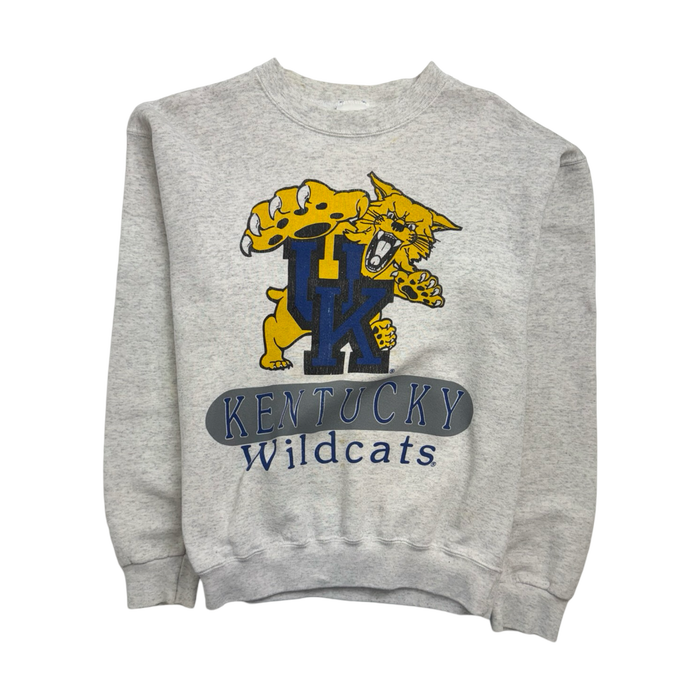 Vintage 90s Kentucky Wildcats Sweatshirt Light Grey | Vitnage Clothing Store Canada