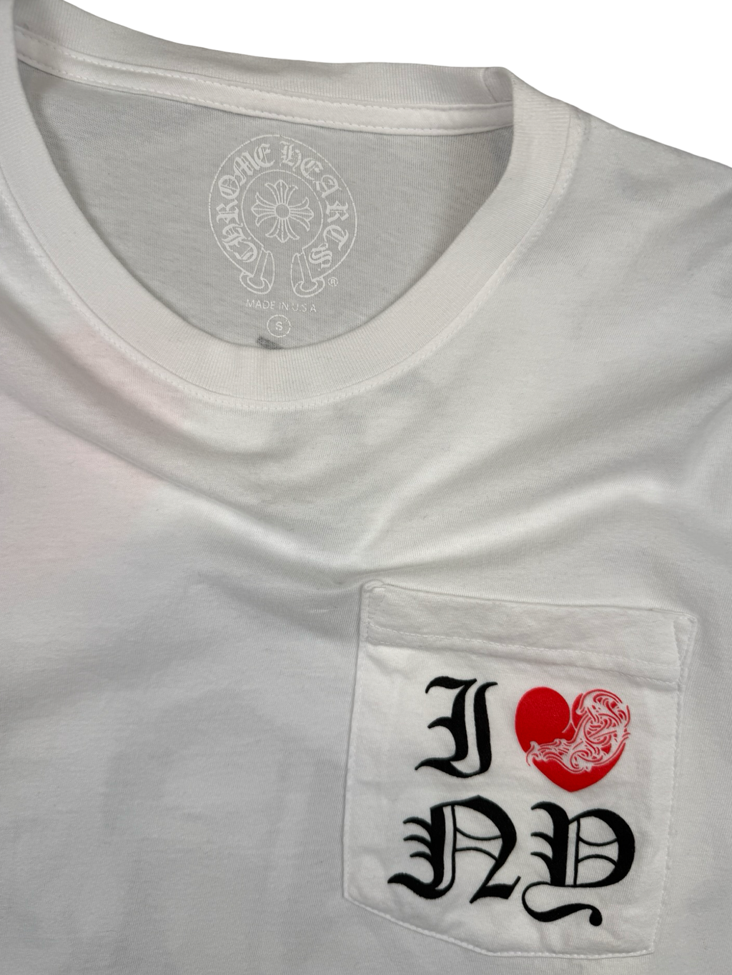 Chrome Hearts I Heart NY L/S Tee White