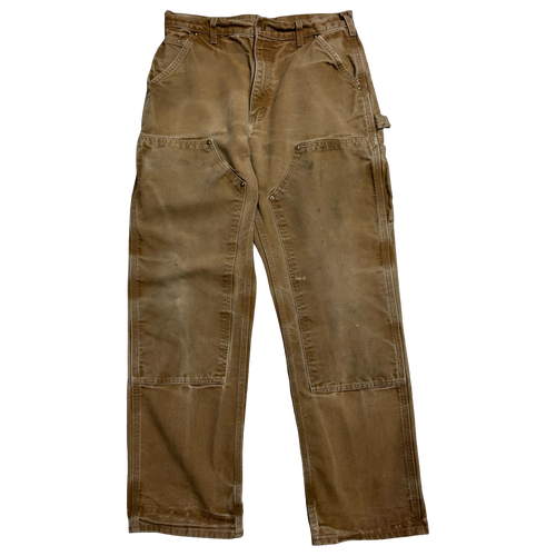 Carhartt Double Knee Carpenter Pants Khaki | Vintage Clothing Store Canada
