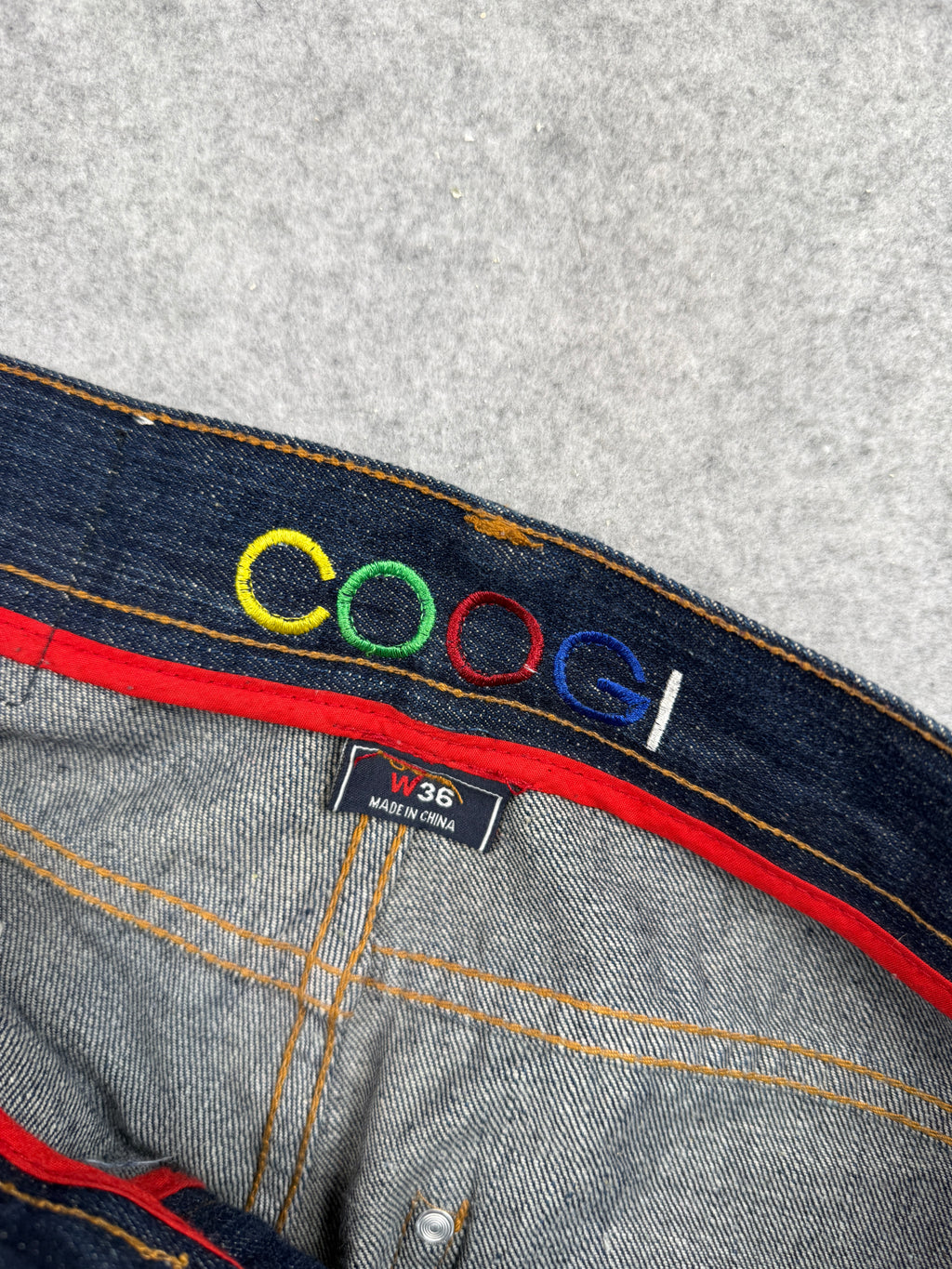 Vintage Y2K Coogi Embroidered C Jeans