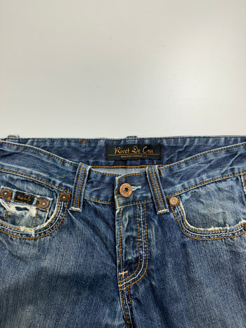 Vintage Y2k Rivet De Cru Denim Pants