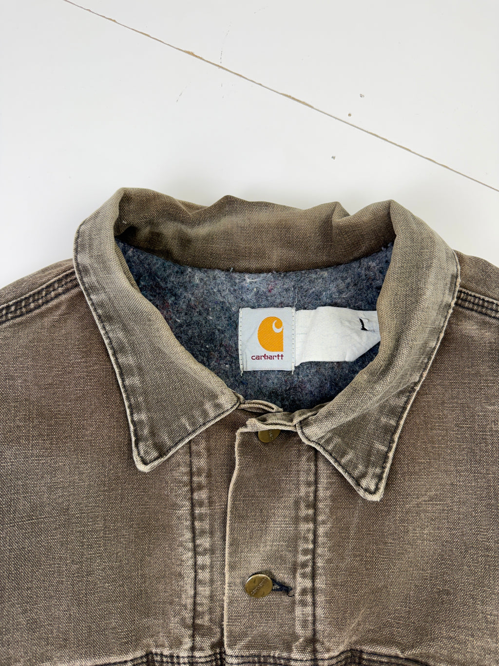 Vintage 90’s Carhartt Trucker Jacket Brown