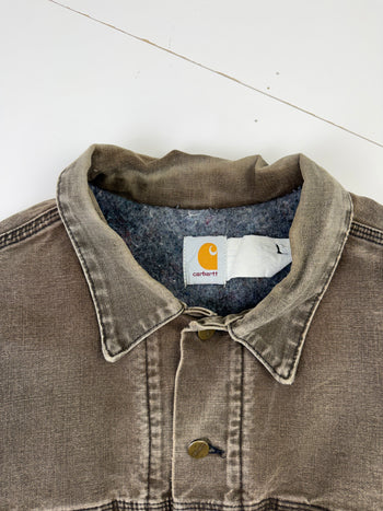 Vintage 90’s Carhartt Trucker Jacket Brown