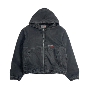 Stussy Workwear Canvas Jacket Stone Wash Black (USED)