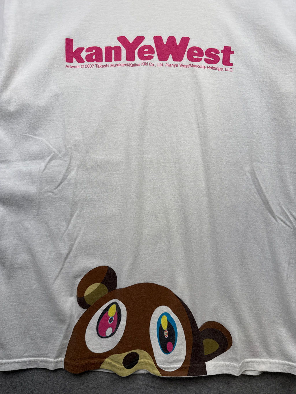 Vintage 2000’s Kanye West Graduation Bear Tee White