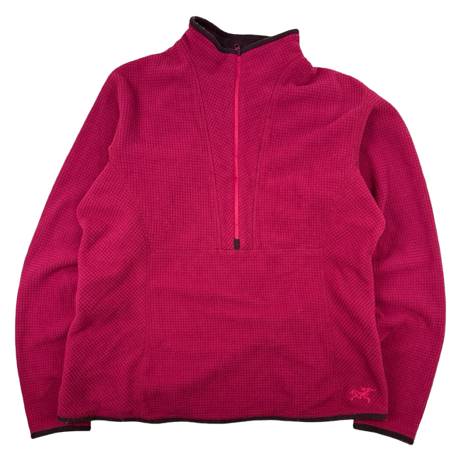 Women’s Vintage Arc'teryx Delta AR 1/2 Zip Fleece Pullover Magenta