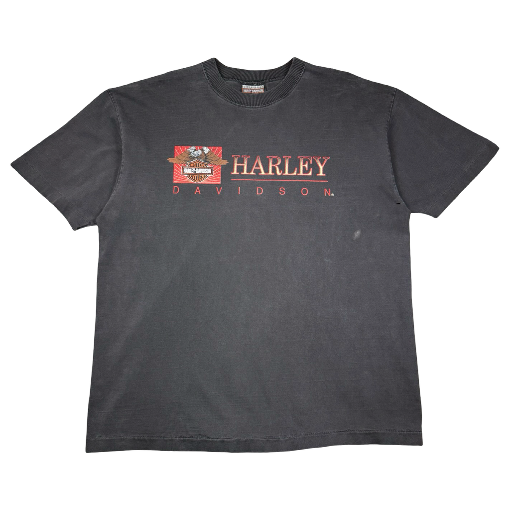 Vintage Harley Davidson Heavyweight Tee Black