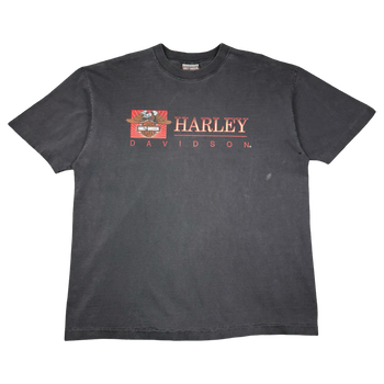 Vintage Harley Davidson Heavyweight Tee Black