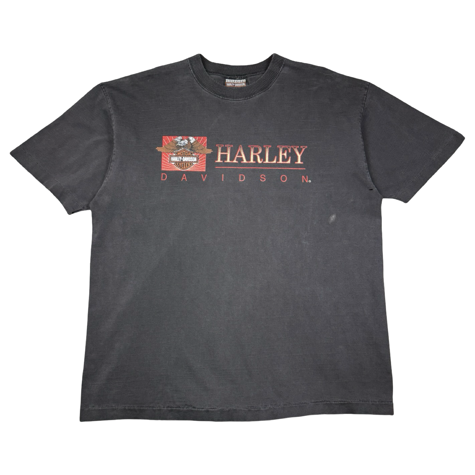 Vintage Harley Davidson Heavyweight Tee Black