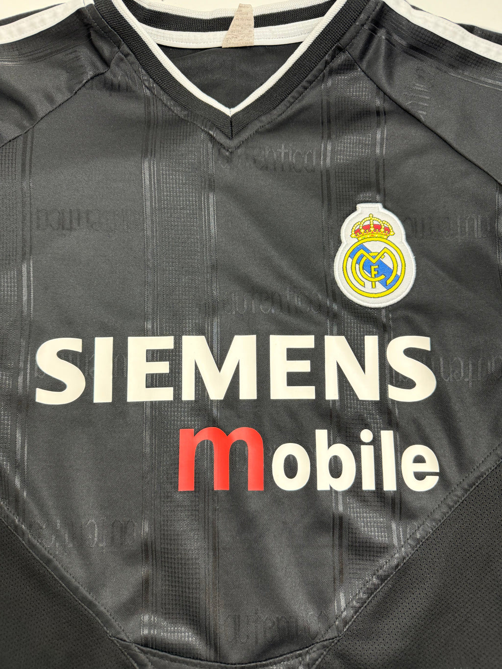 (L) Vintage Real Madrid Jersey Black