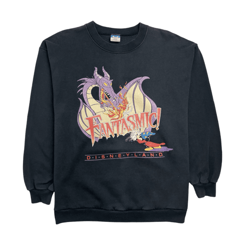 (L) Vintage 90s Disneyland Fantasmic Sweatshirt Black | Vintage Clothing Store Canada