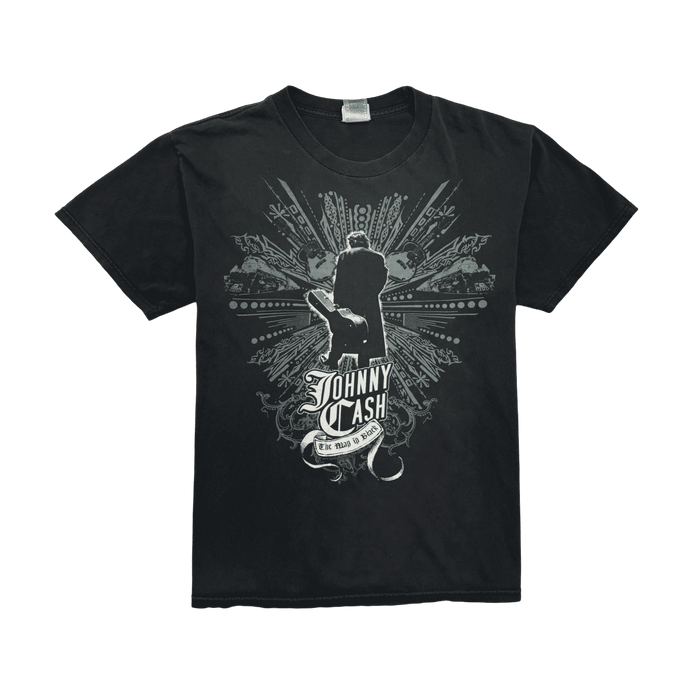 (M) Vintage '07 Johnny Cash Tee Black | Vitnage Clothing Store Canada