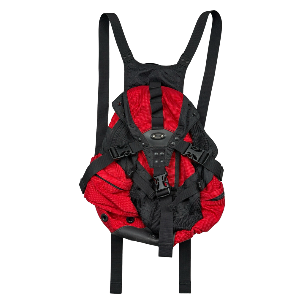 Vintage Oakley Icon Mini Backpack Black/Red