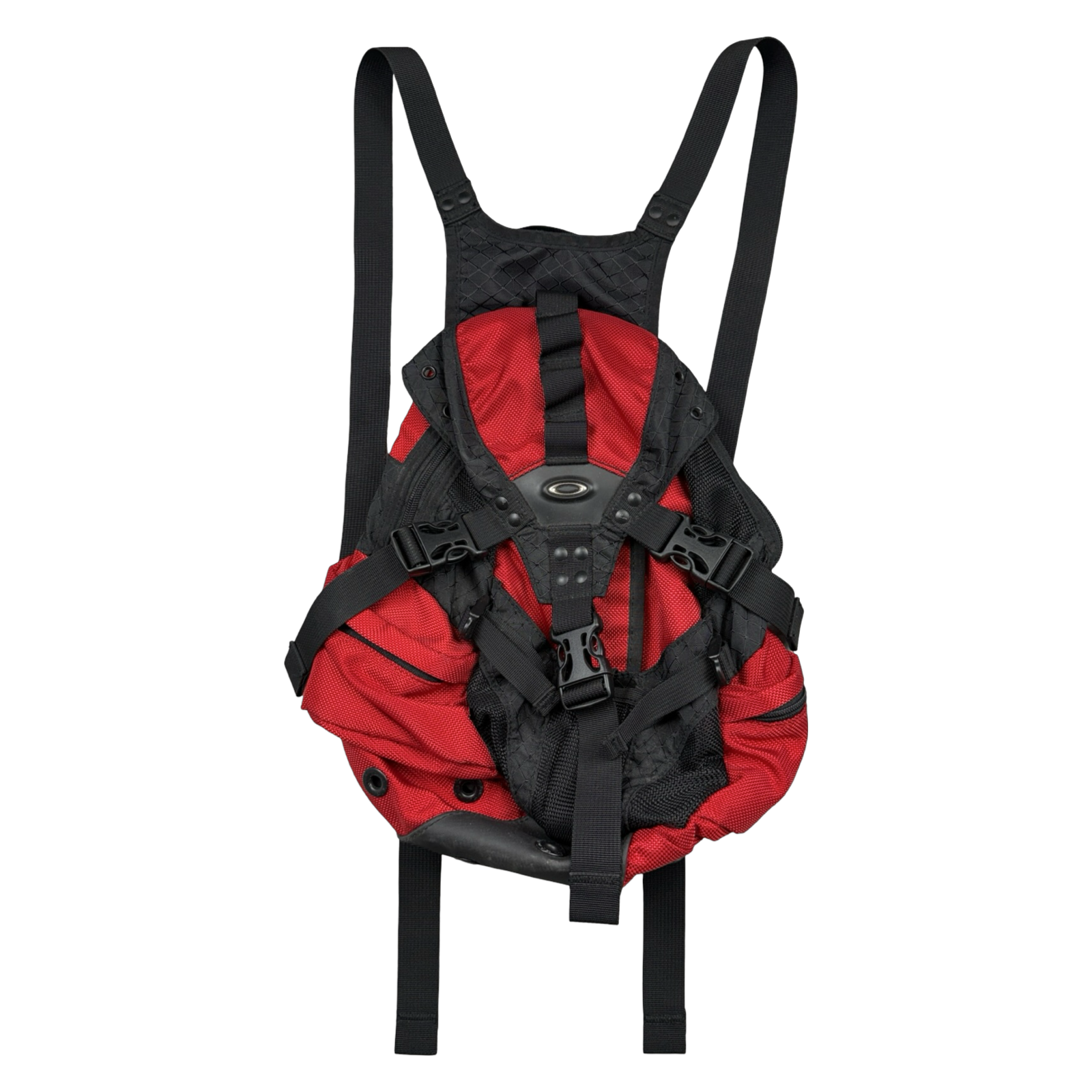 Vintage Oakley Icon Mini Backpack Black/Red