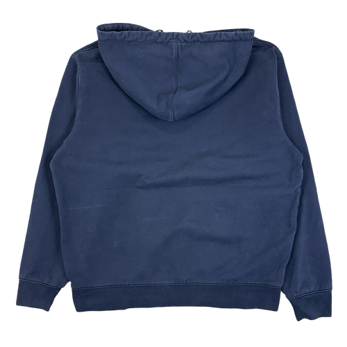 Supreme LACOSTE Logo Panel Hoodie Navy (USED) | Vintage Clothing Store Canada
