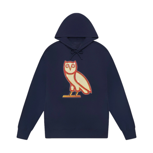 OVO Owl Diamond OG Hoodie Navy | Vintage Clothing Store Canada