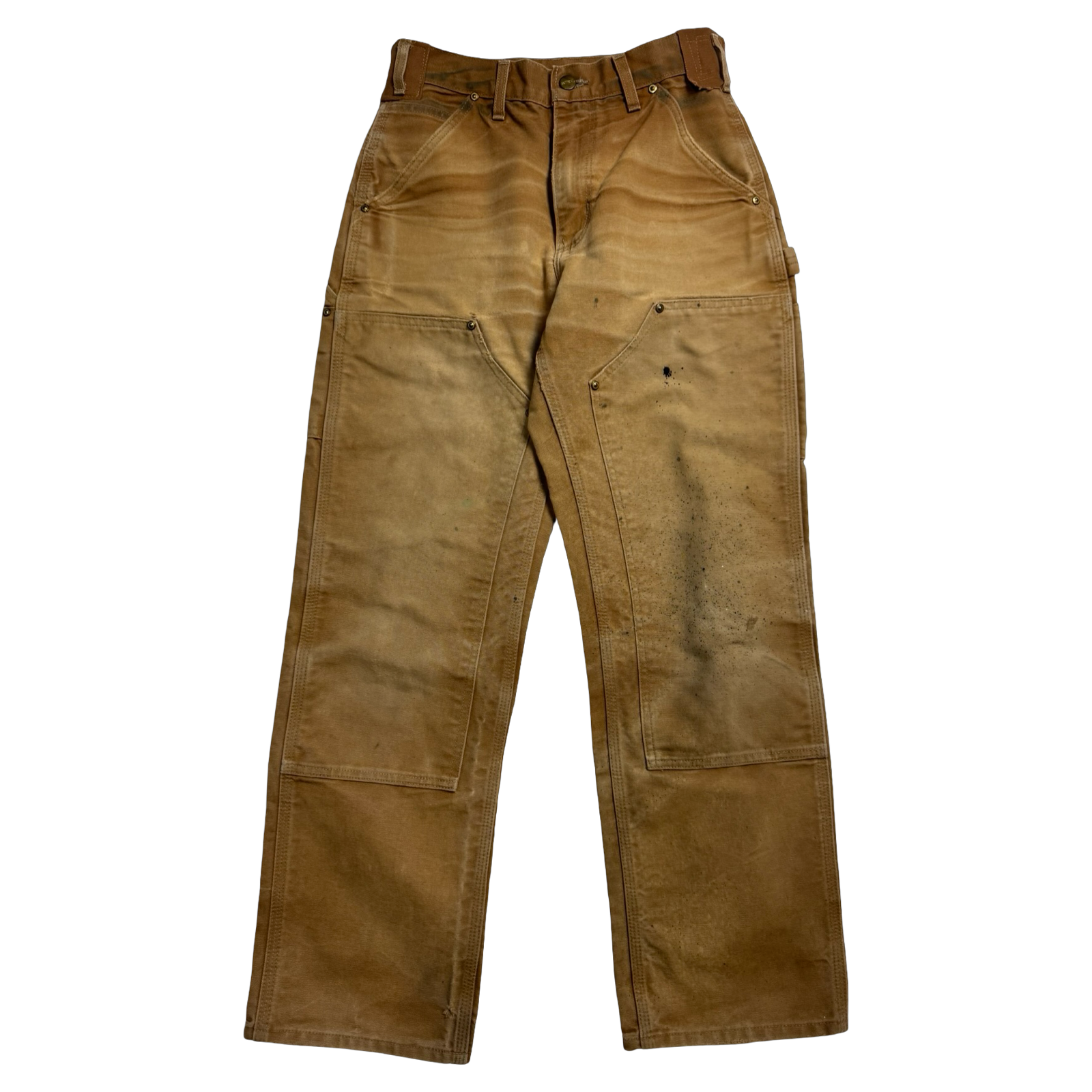 Carhartt Paint Splatter Double Knee Pants Khaki