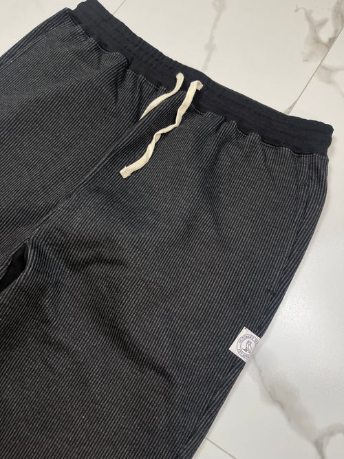 OVO Seersucker Fleece Sweatpants Black | Vintage Clothing Store Canada