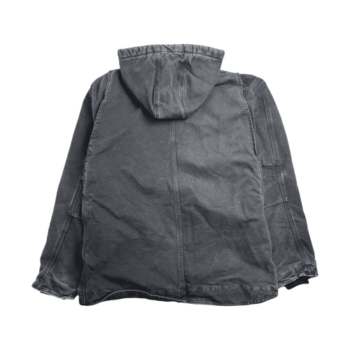 Vintage Carhartt Sherpa Line Hooded Jacket black | Vintage Clothing Store Canada