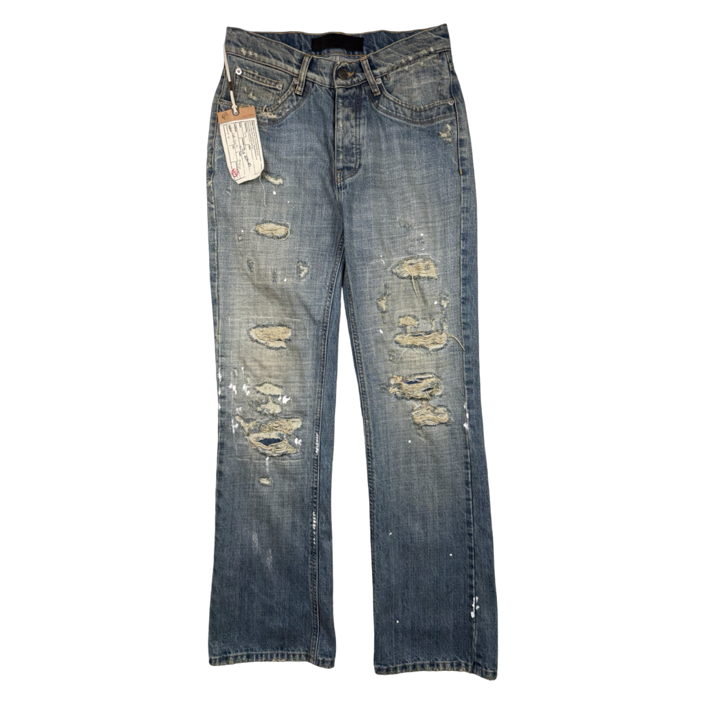 No Faith Studios Everyday Italy Distressed Denim Pants