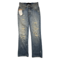 No Faith Studios Everyday Italy Distressed Denim Pants