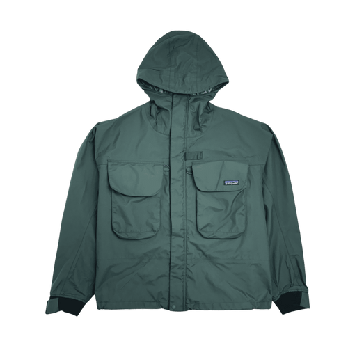 (XXL) Vintage 90s Patagonia Fisherman Goretex Jacket Olive Green | Vintage Clothing Store Canada