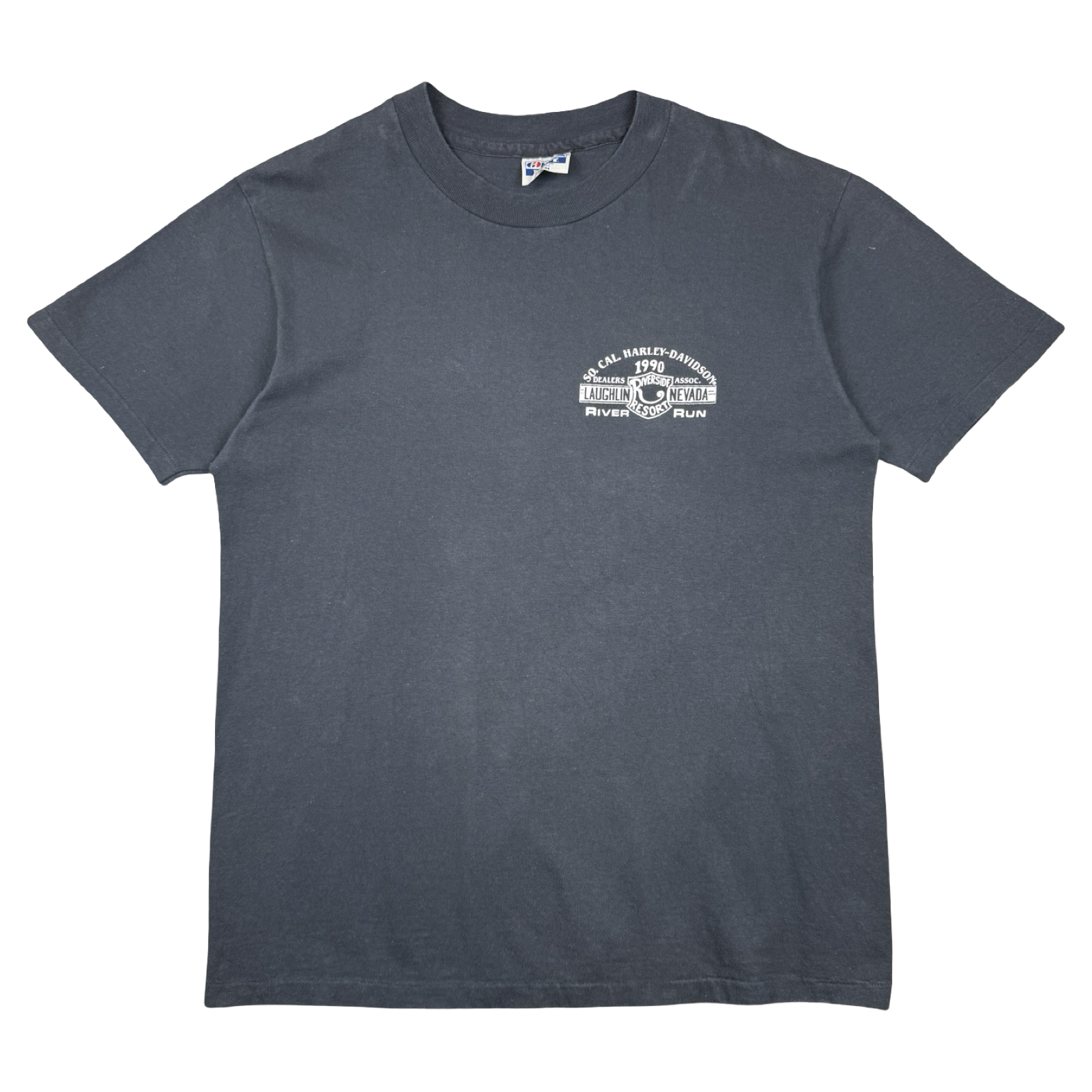 Vintage Harley Davidson 8th Annual River Run Tee Black