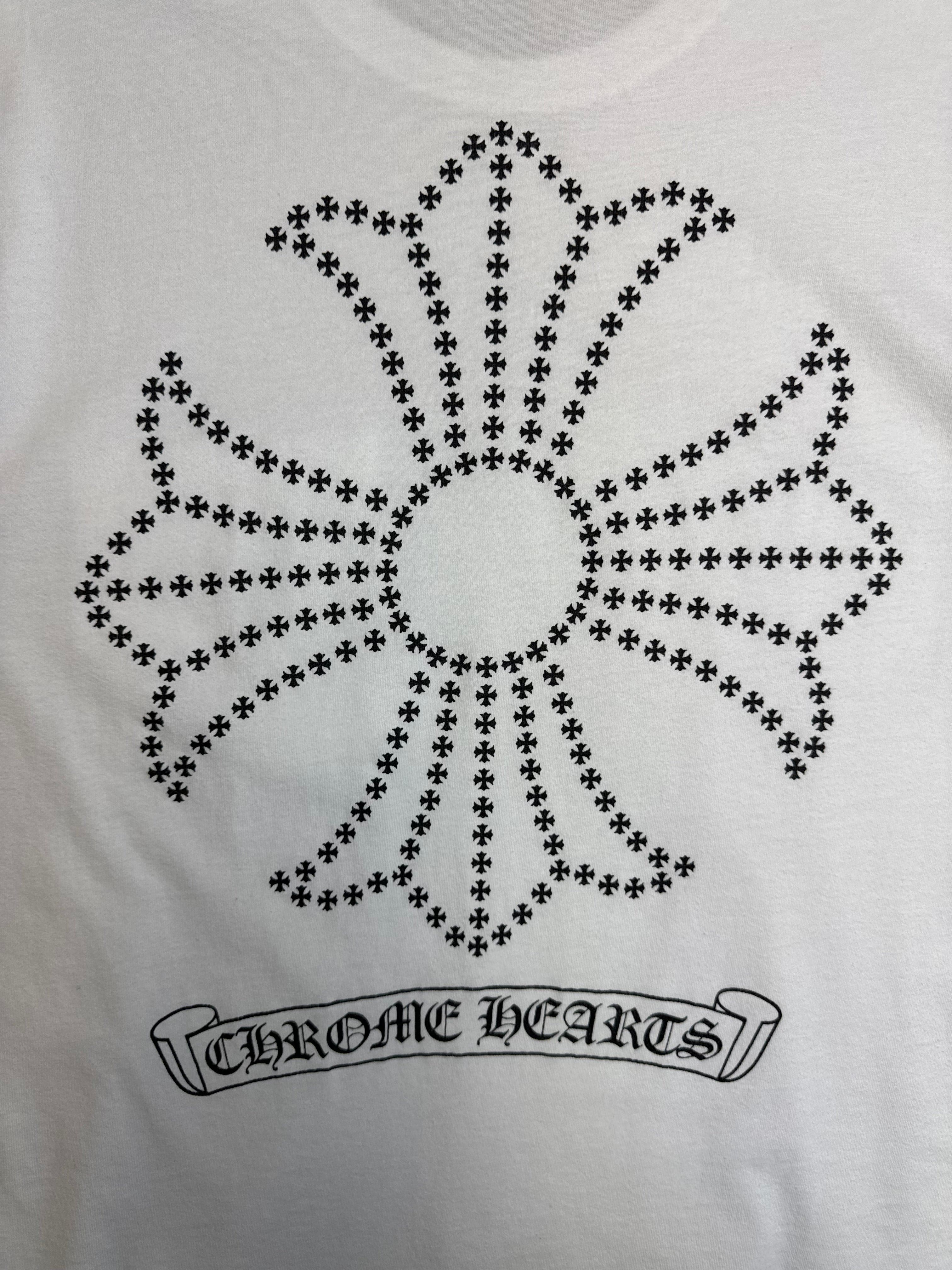Chrome Hearts Jumbo Cross Scroll Pocket Tee White
