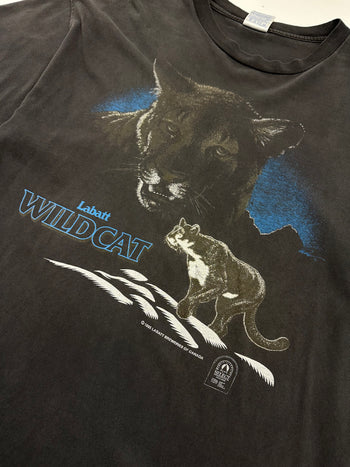 Vintage 1990’s Labatt Wildcat Tee Black