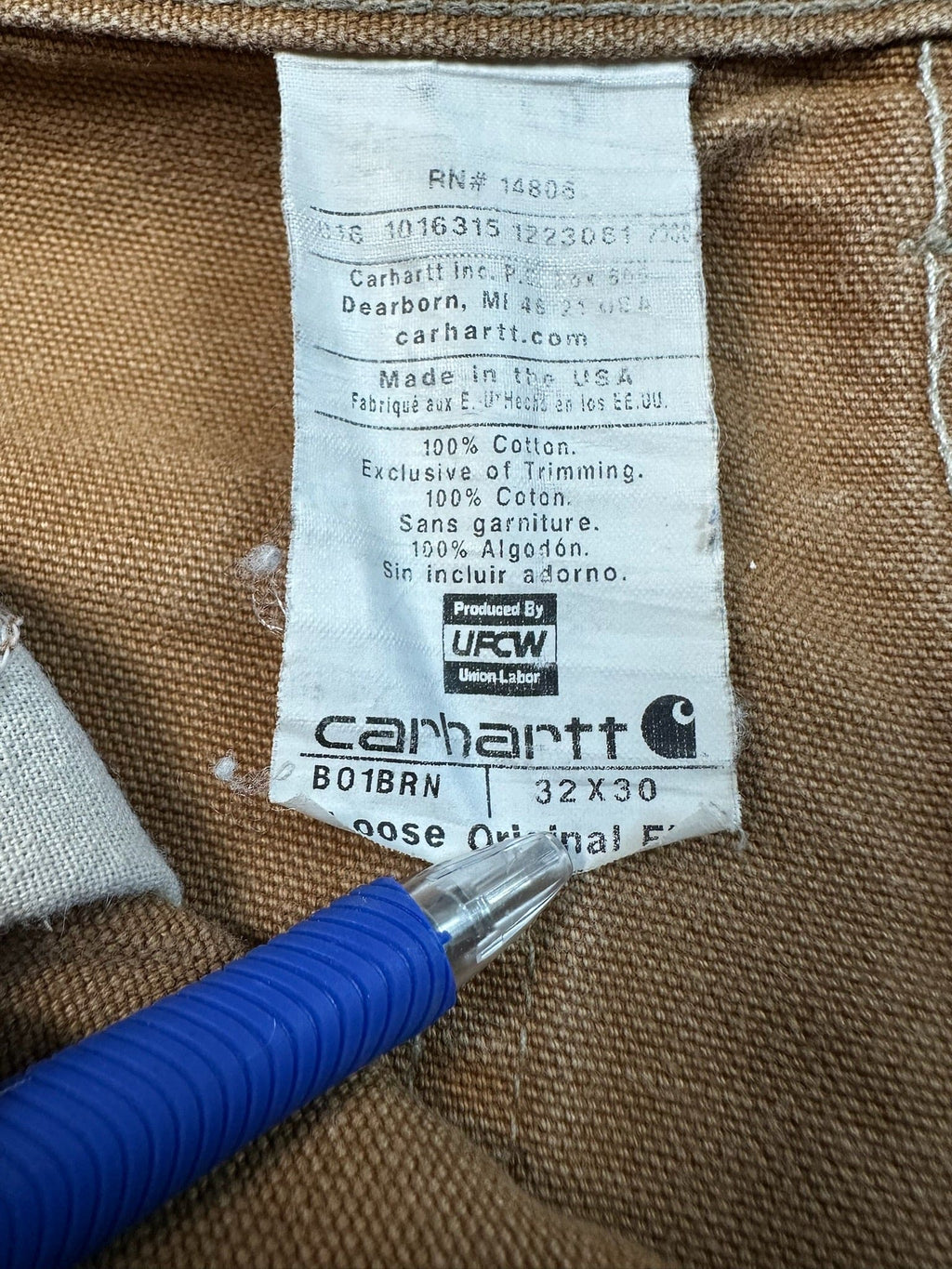 Carhartt Double-Knee Carpenter Pants Beige